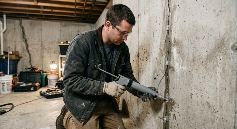 Basement Crack Repair in Hinesville, GA