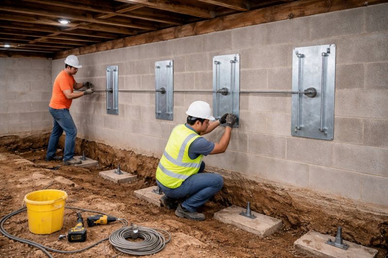 Basement Stabilization in Hinesville, GA