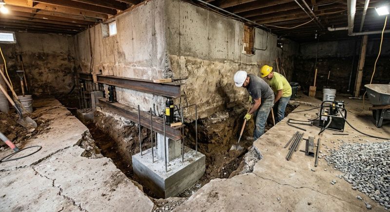 Basement Underpinning in Hinesville, GA