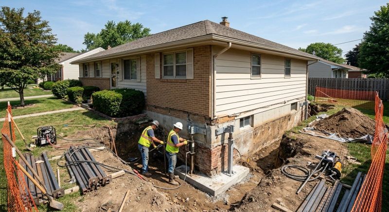 Building Foundation Repair in Glennville, GA