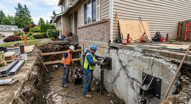 Building Foundation Repair in Hinesville, GA