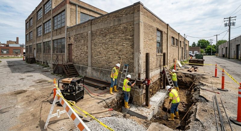 Building Foundation Repair in Ludowici, GA