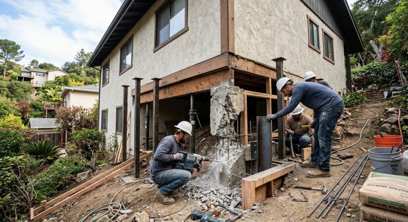 Concrete Foundation Repair in Hinesville, GA
