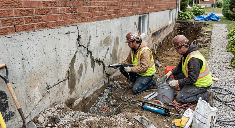 Cracked Foundation Repair in Glennville, GA
