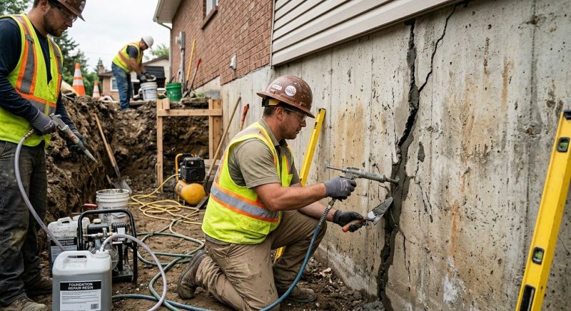 Cracked Foundation Repair in Richmond Hill, GA