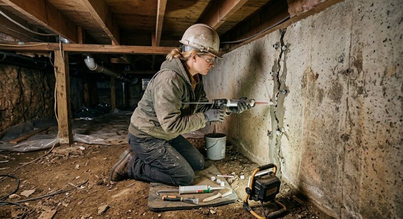 Crawlspace Foundation Repair in Richmond Hill, GA