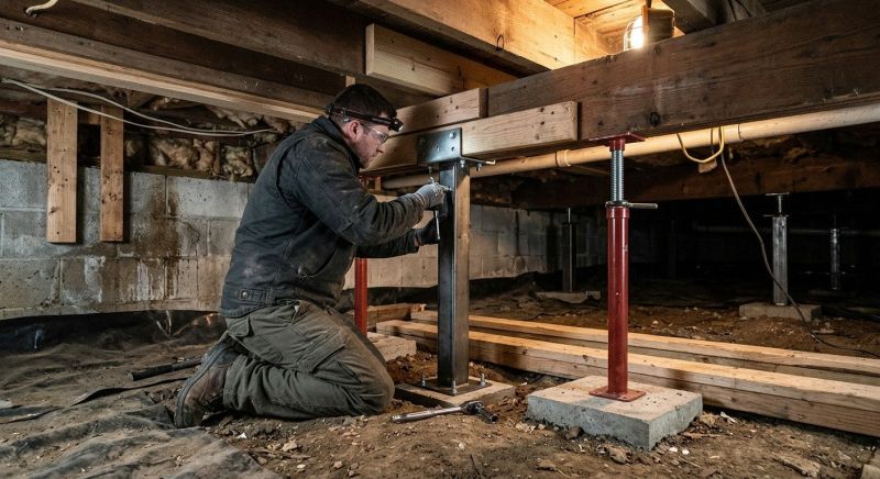 Crawlspace Structural Repair in Hinesville, GA