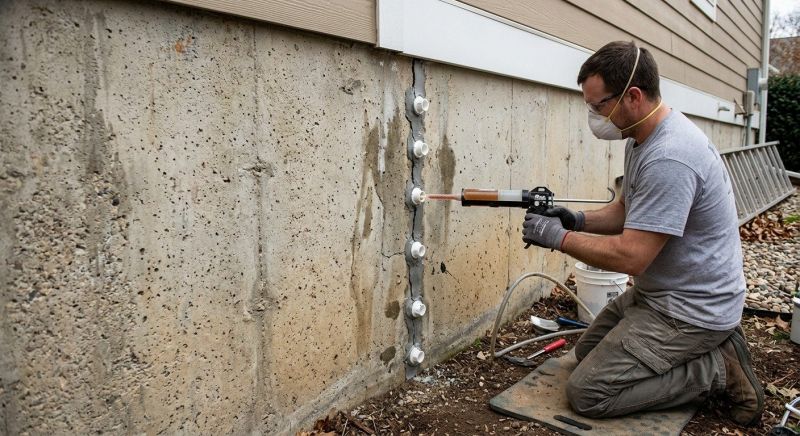 Foundation Crack Repair in Glennville, GA