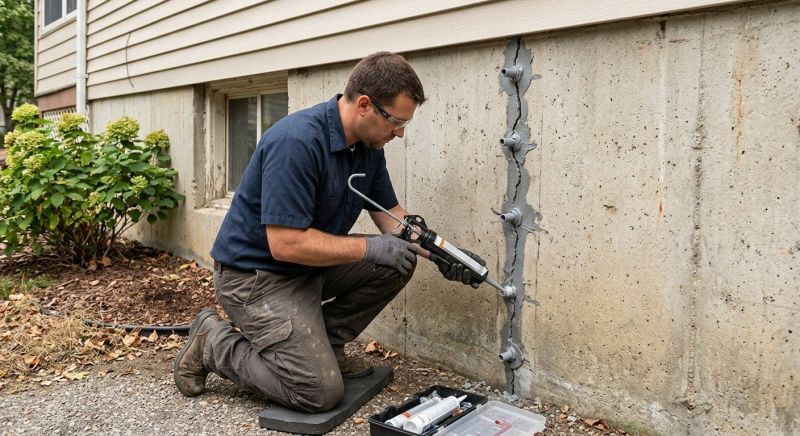 Foundation Crack Sealing in Hinesville, GA
