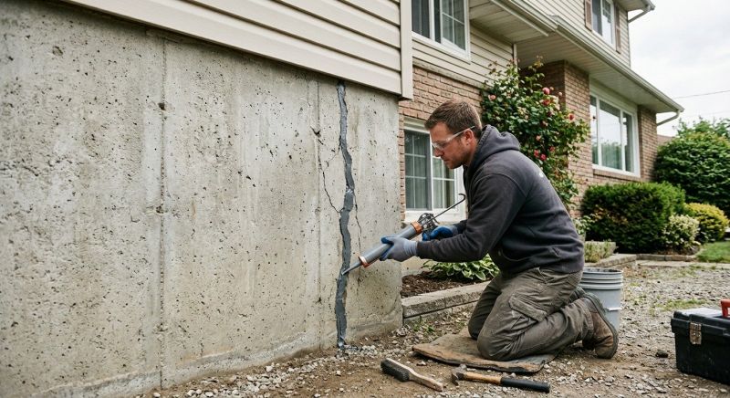 Foundation Crack Sealing in Hinesville, GA