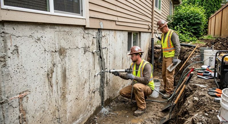 Foundation Crack Sealing in Hinesville, GA