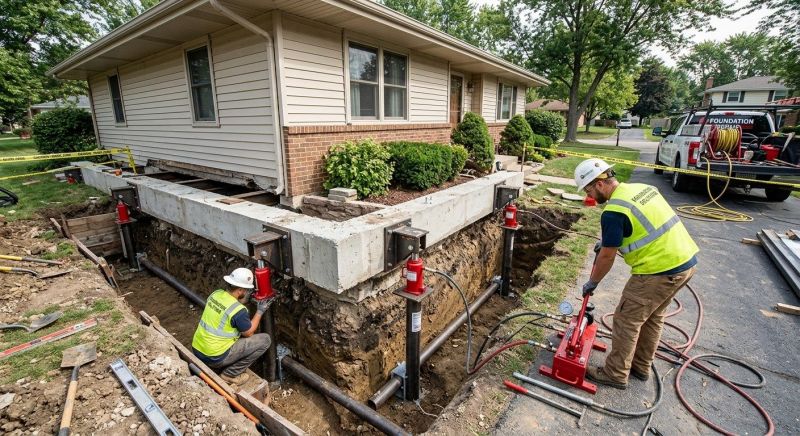 Foundation Jacking in Ludowici, GA
