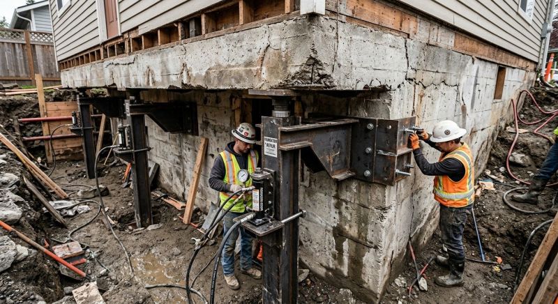 Foundation Lifting in Jesup, GA