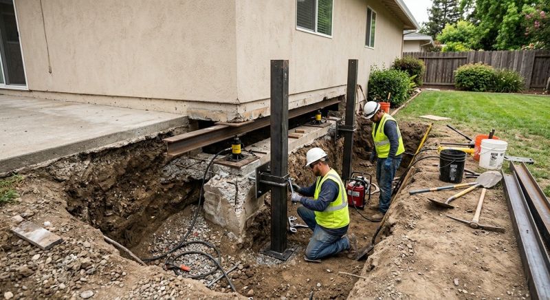 Foundation Pier Repair in Hinesville, GA
