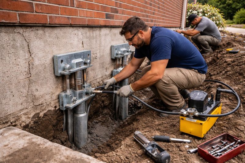 Foundation Pier Repair in Hinesville, GA