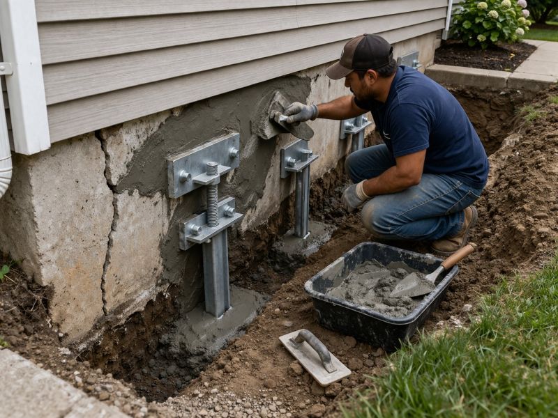 Foundation Pier Repair in Hinesville, GA