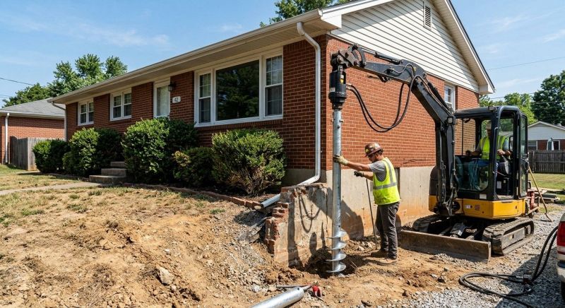Helical Pile Installation in Hinesville, GA
