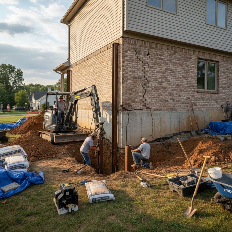 Home Foundation Repair in Glennville, GA