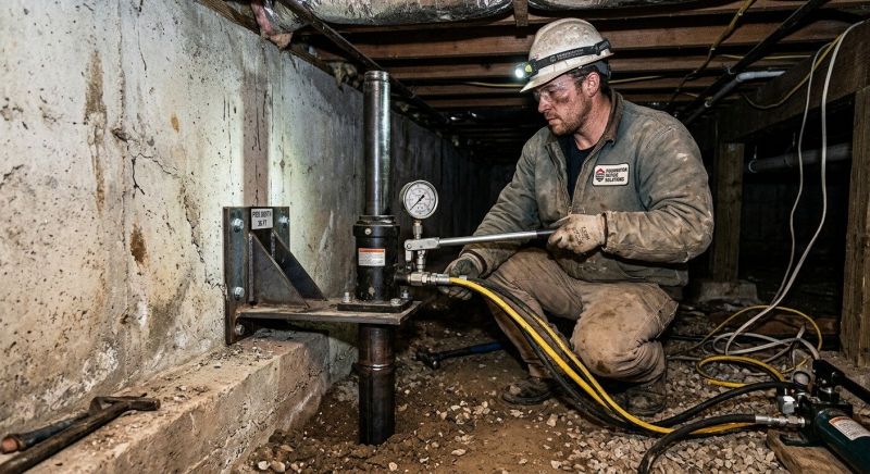 Settling Foundation Service in Glennville, GA