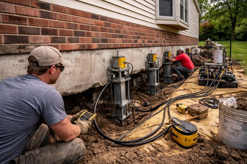 Settling Foundation Service in Richmond Hill, GA