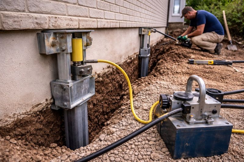 Sinking Foundation Repair in Glennville, GA