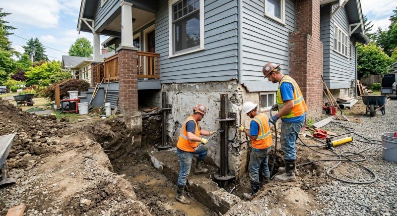 Sinking Foundation Repair in Jesup, GA