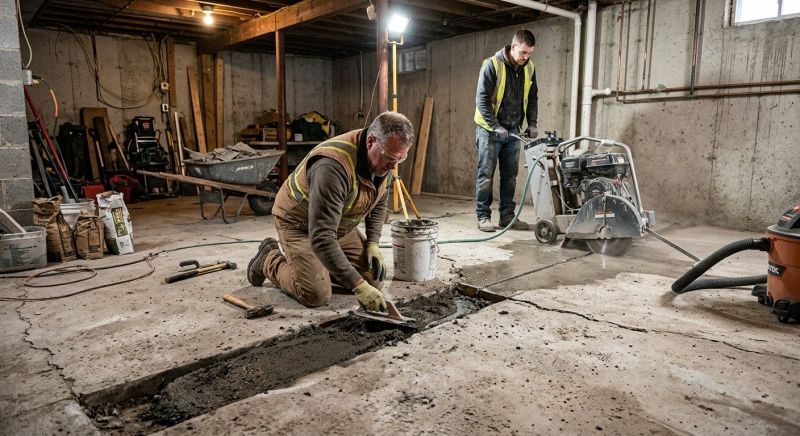 Slab Foundation Repair in Hinesville, GA