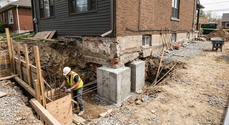 Structural Underpinning in Hinesville, GA