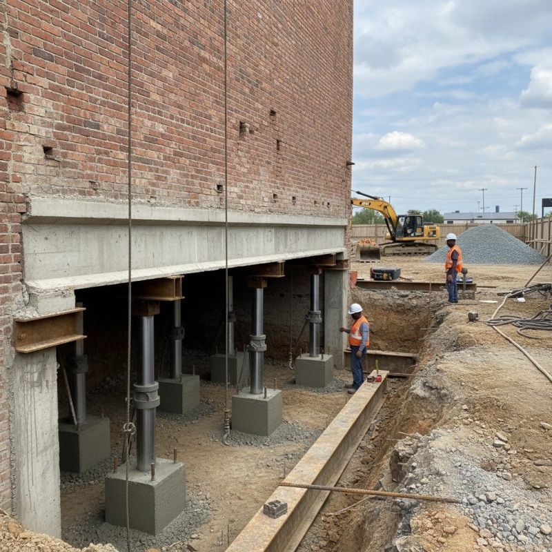 Structural Underpinning in Hinesville, GA