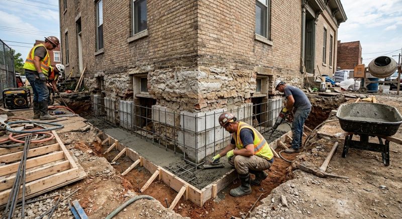 Structural Underpinning in Hinesville, GA
