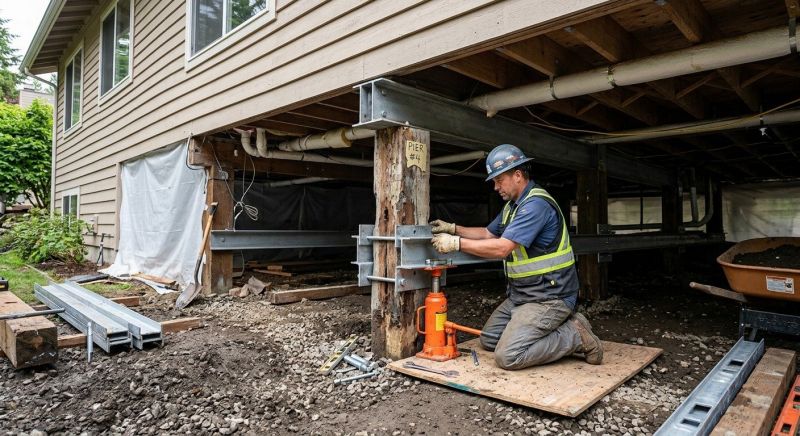 Structural Underpinning in Hinesville, GA